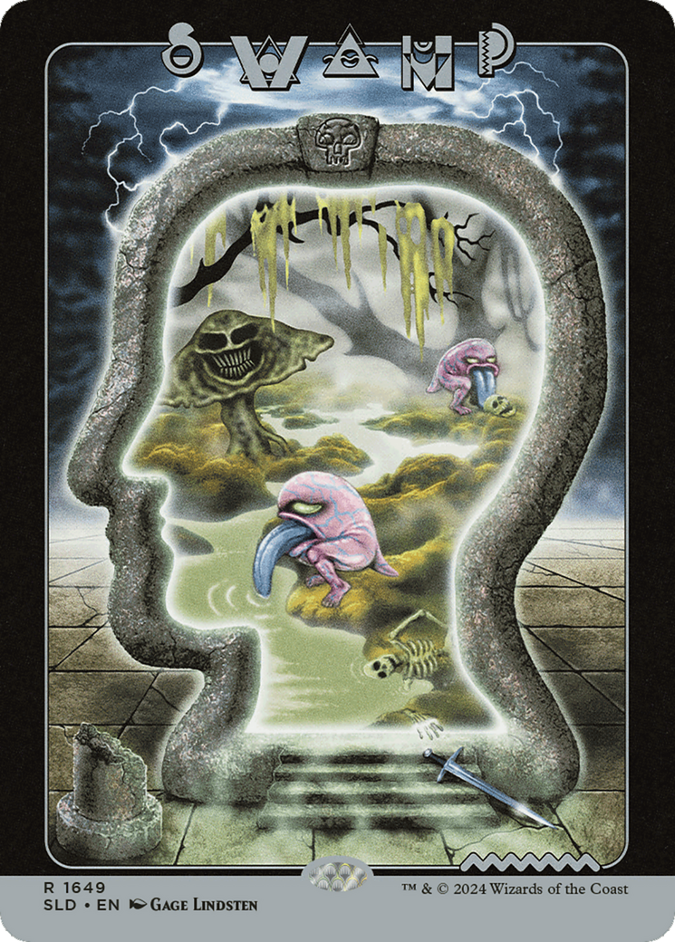 Swamp (SLD-1649) [Secret Lair] Drop MTG Single Wizards of the Coast