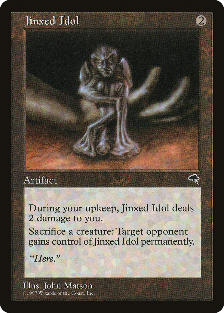 Jinxed Idol (TMP-293) [Tempest] MTG Single Wizards of the Coast