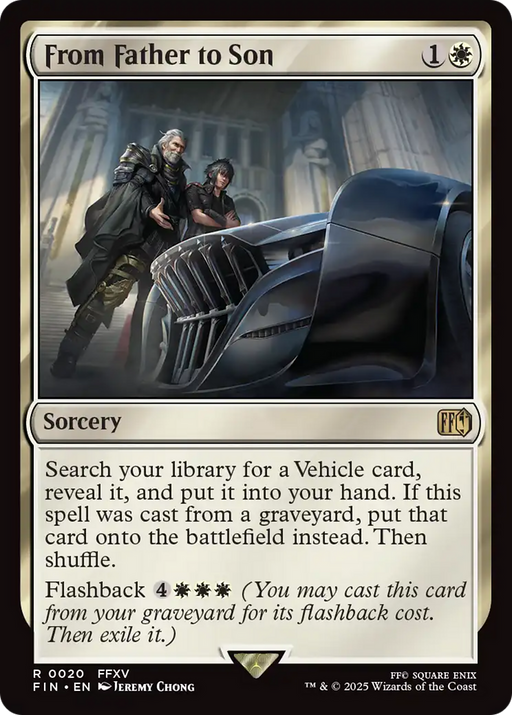 From Father to Son (FIN-020) [FINAL FANTASY] Foil MTG Single Wizards of the Coast