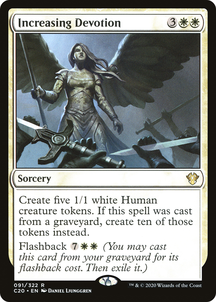 Increasing Devotion (C20-091) [Commander 2020] MTG Single Wizards of the Coast