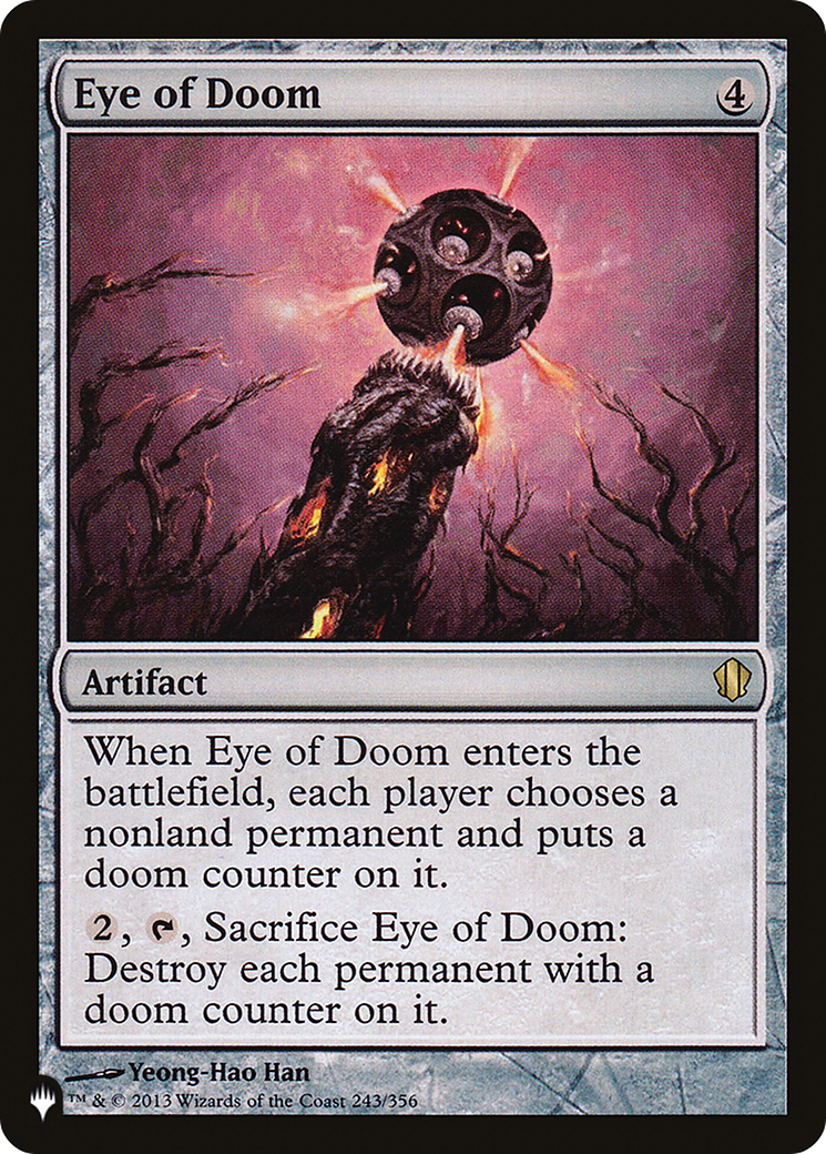 Eye of Doom (LIST-C13-243) [Mystery Booster] The List MTG Single Wizards of the Coast