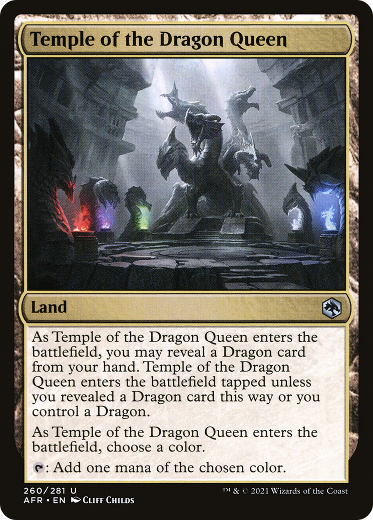 Temple of the Dragon Queen (AFR-260) [Adventures in the Forgotten Realms] MTG Single Wizards of the Coast
