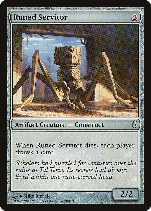 Runed Servitor (CNS-203) [Conspiracy] MTG Single Wizards of the Coast