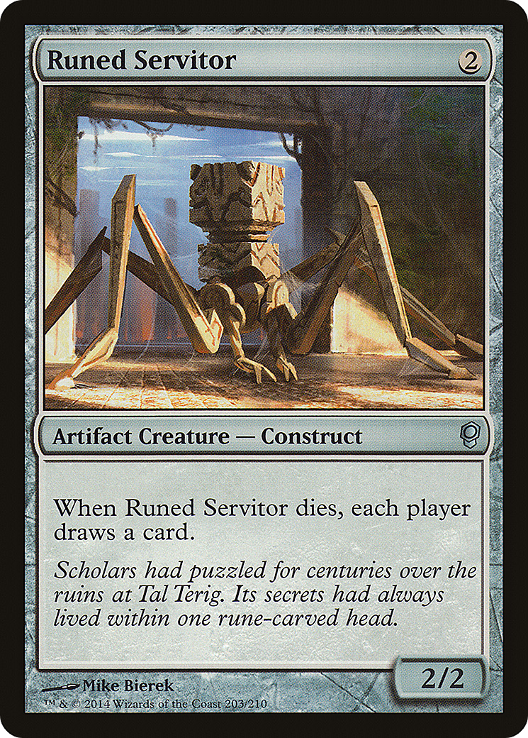 Runed Servitor [Conspiracy] MTG Single Magic: The Gathering