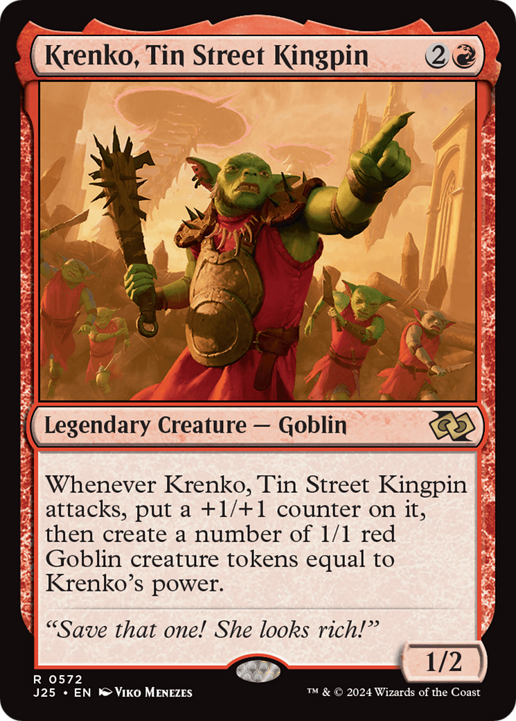 Krenko, Tin Street Kingpin (J25-572) [Foundations Jumpstart] MTG Single Wizards of the Coast