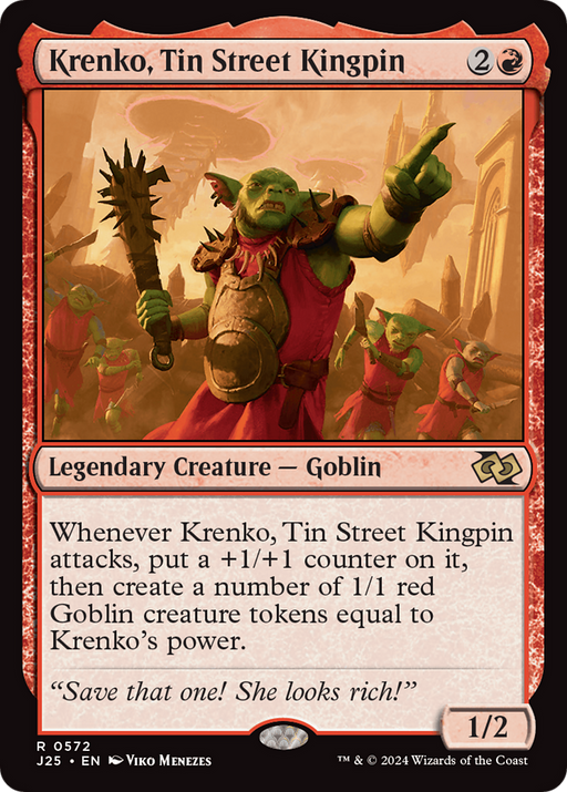Krenko, Tin Street Kingpin (J25-572) [Foundations Jumpstart] MTG Single Wizards of the Coast
