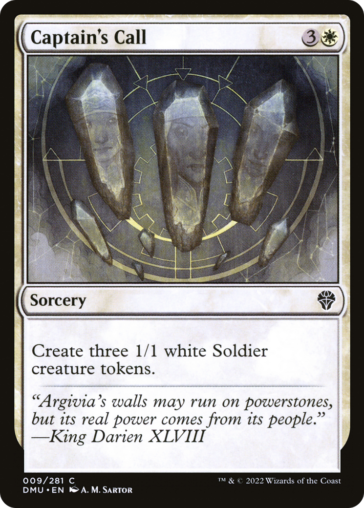 Captain's Call (DMU-009) [Dominaria United] MTG Single Wizards of the Coast