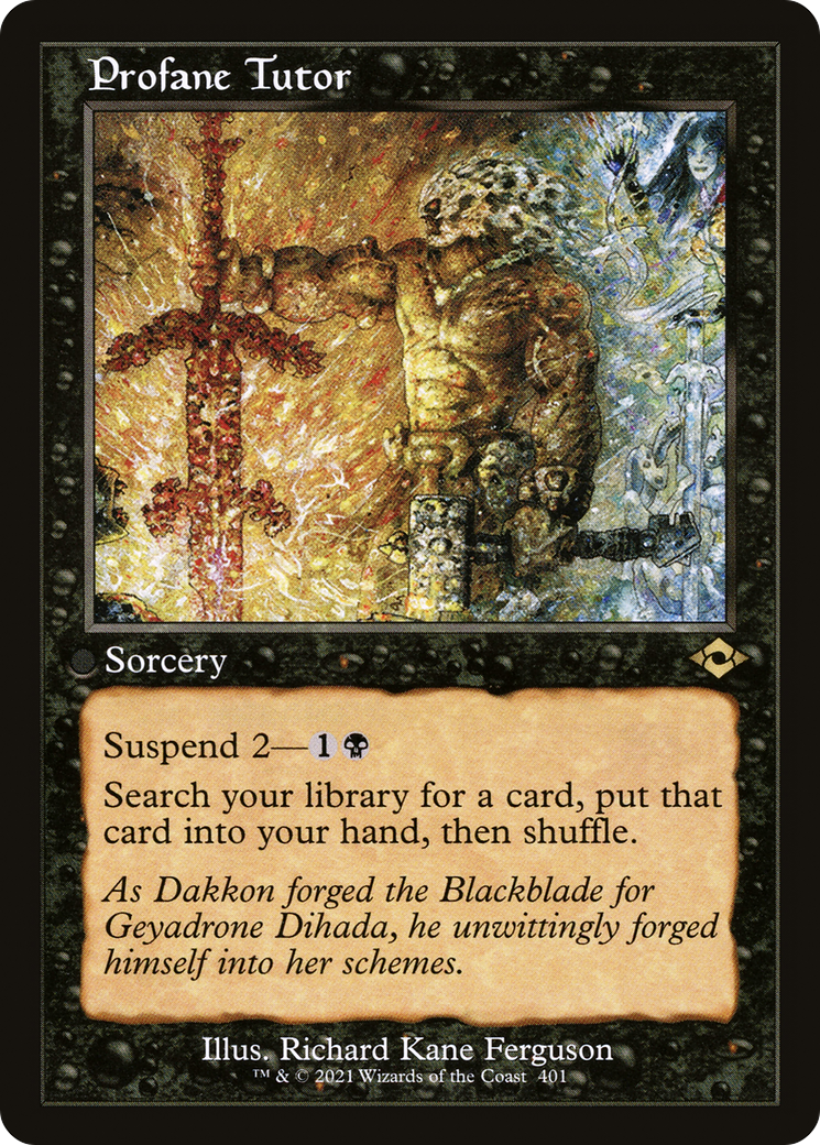 Profane Tutor (MH2-401) [Modern Horizons 2] MTG Single Modern Horizons 2