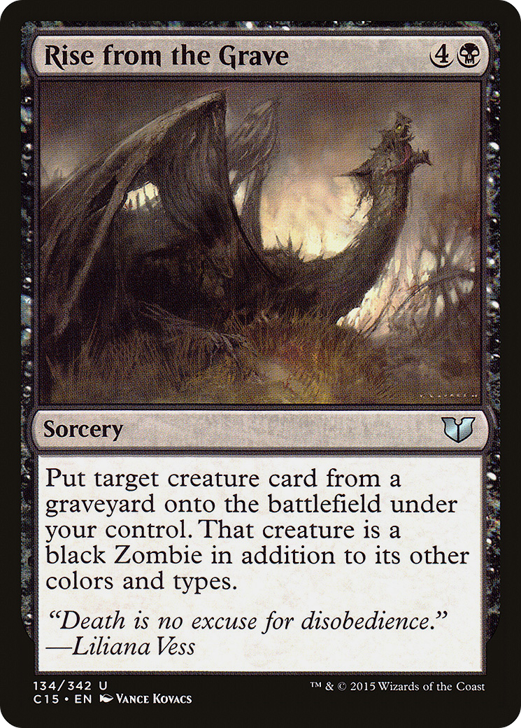 Rise from the Grave (C15-134) [Commander 2015] MTG Single Wizards of the Coast