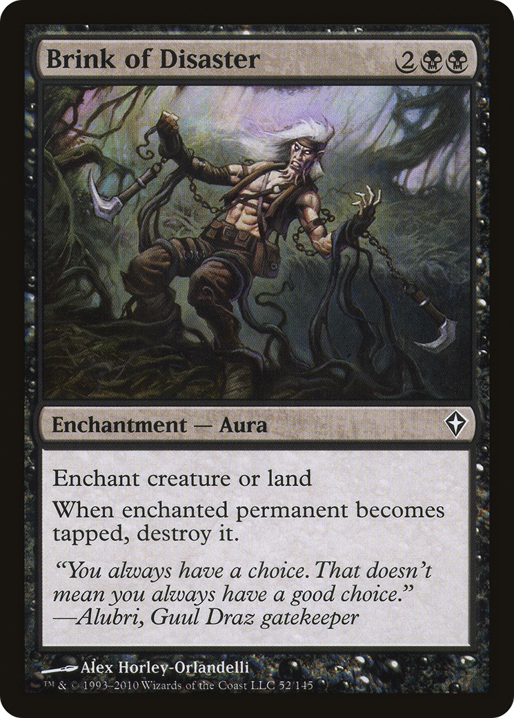 Brink of Disaster [Worldwake] MTG Single Magic: The Gathering