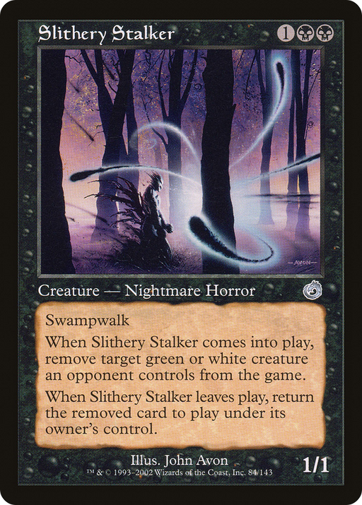 Slithery Stalker (TOR-084) [Torment] MTG Single Wizards of the Coast