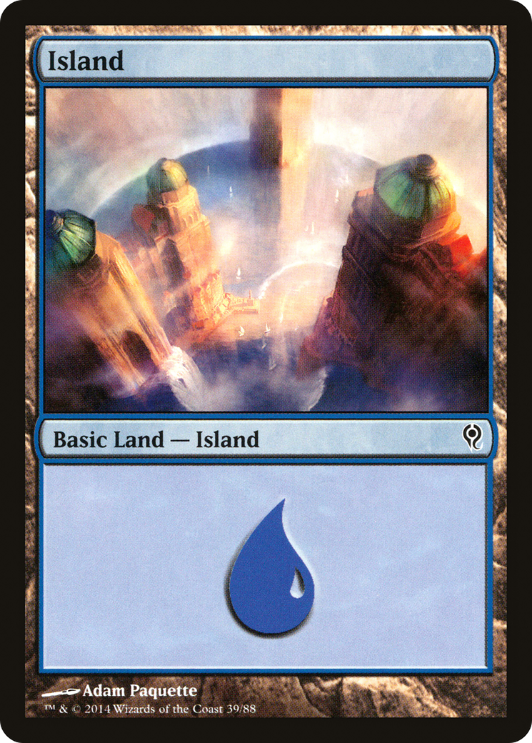 Island (39) [Duel Decks: Jace vs. Vraska] MTG Single Magic: The Gathering   