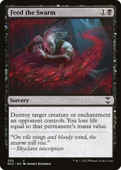 Feed the Swarm (NCC-250) [New Capenna Commander] MTG Single Wizards of the Coast