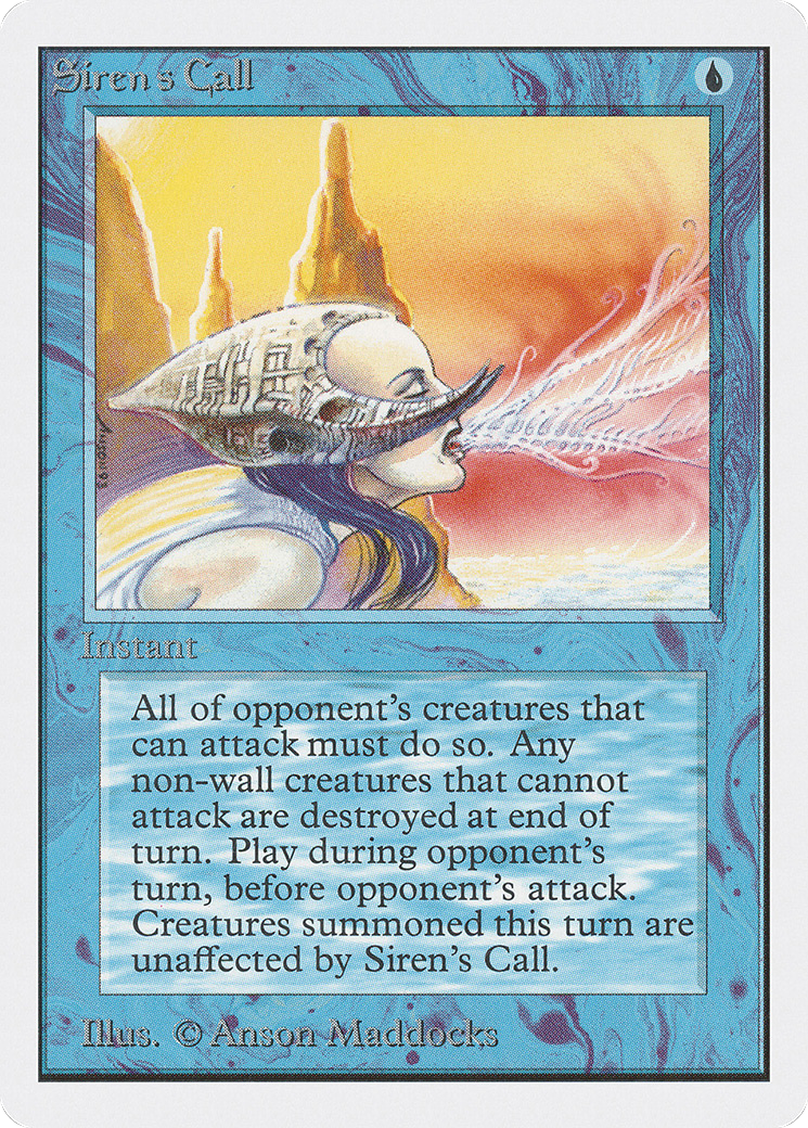 Siren's Call [Unlimited Edition] MTG Single Magic: The Gathering