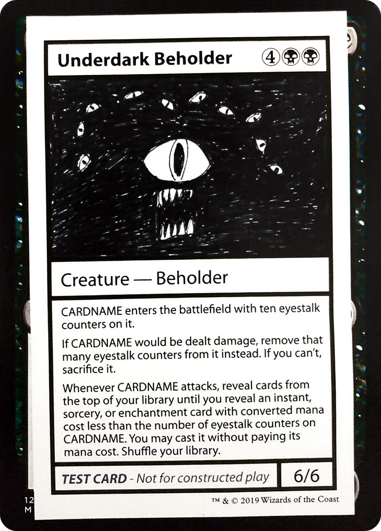 Underdark Beholder (CMB1-049) [Mystery Booster] Playtest Cards 2021 MTG Single Wizards of the Coast