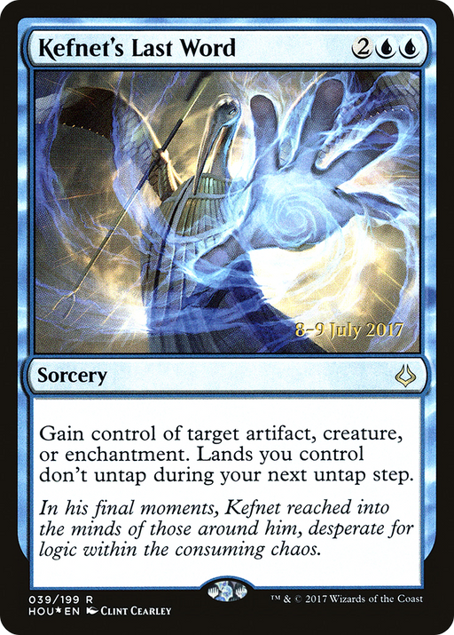 Kefnet's Last Word (PRE-039) [Hour of Devastation Promos] Foil MTG Single Wizards of the Coast
