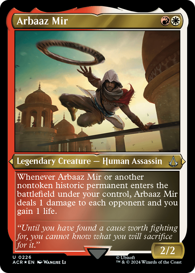 Arbaaz Mir (ACR-226) [Assassin's Creed] Etched Foil MTG Single Wizards of the Coast