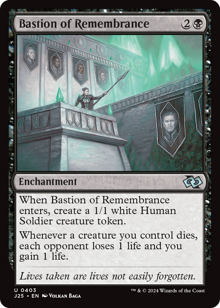 Bastion of Remembrance (J25-403) [Foundations Jumpstart] MTG Single Wizards of the Coast