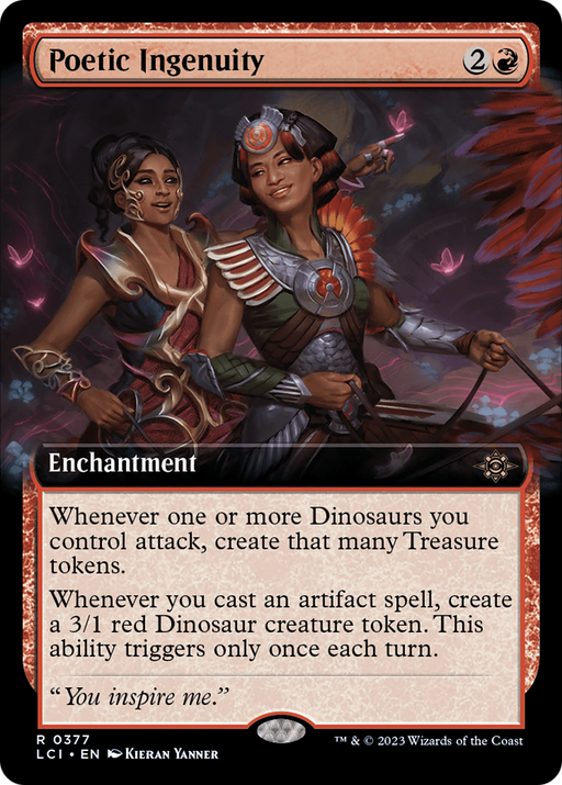 Poetic Ingenuity (LCI-377) [The Lost Caverns of Ixalan] (Extended Art) MTG Single Wizards of the Coast