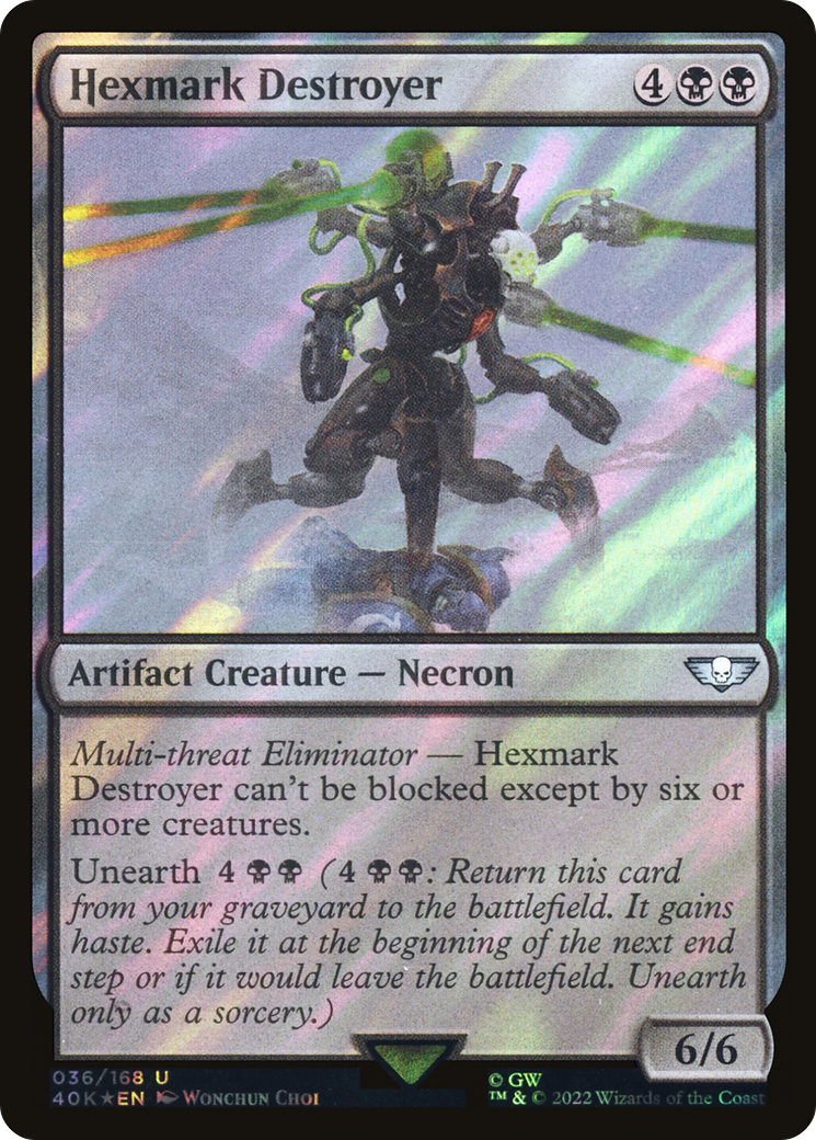 Hexmark Destroyer (40K-36★) [Warhammer 40,000 Commander] Foil MTG Single Wizards of the Coast