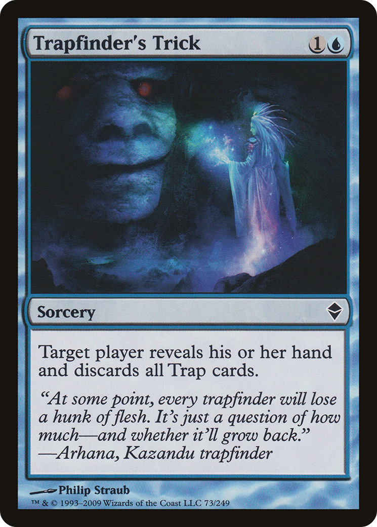 Trapfinder's Trick [Zendikar] MTG Single Magic: The Gathering   