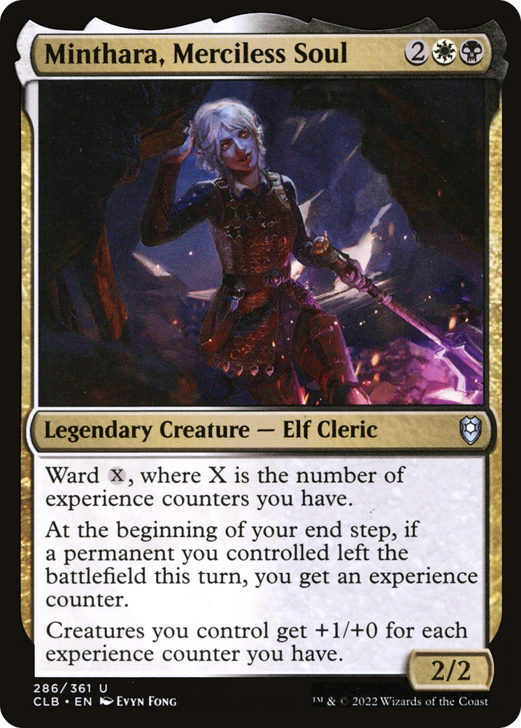 Minthara, Merciless Soul (CLB-286) [Commander Legends: Battle for Baldur's Gate] MTG Single Wizards of the Coast