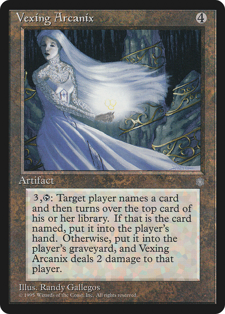 Vexing Arcanix (ICE-) [Ice Age] MTG Single Wizards of the Coast