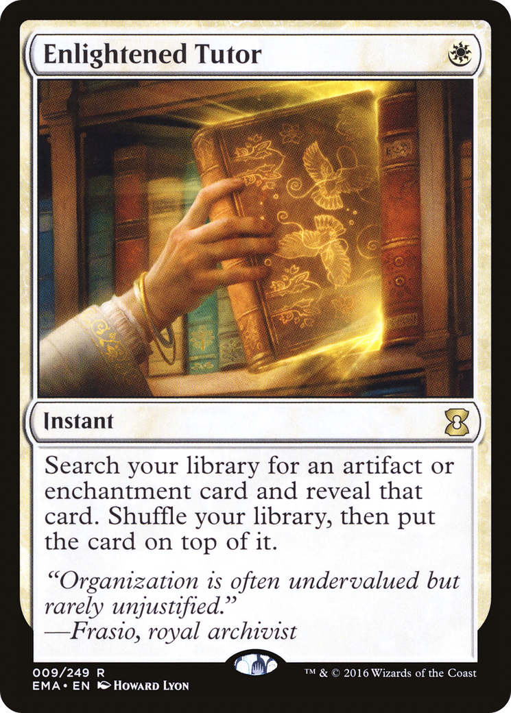 Enlightened Tutor (EMA-009) [Eternal Masters] Foil MTG Single Wizards of the Coast
