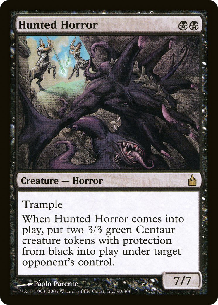 Hunted Horror (RAV-090) [Ravnica: City of Guilds] MTG Single Wizards of the Coast