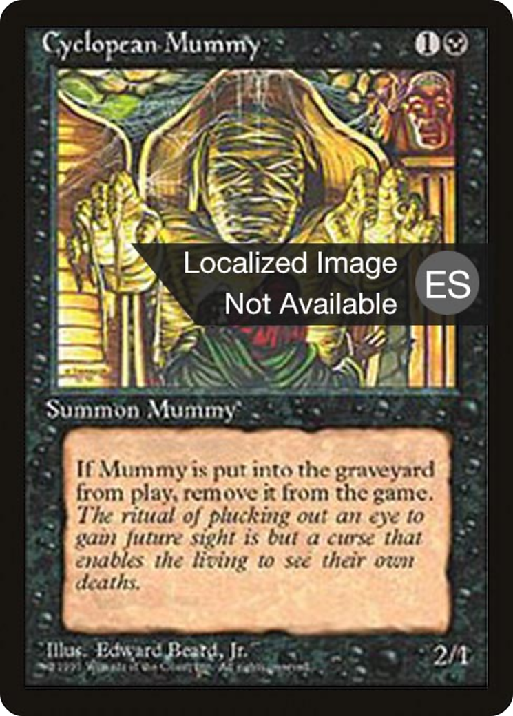 Cyclopean Mummy (4BB-128) [Fourth Edition Foreign Black Border] MTG Single Wizards of the Coast