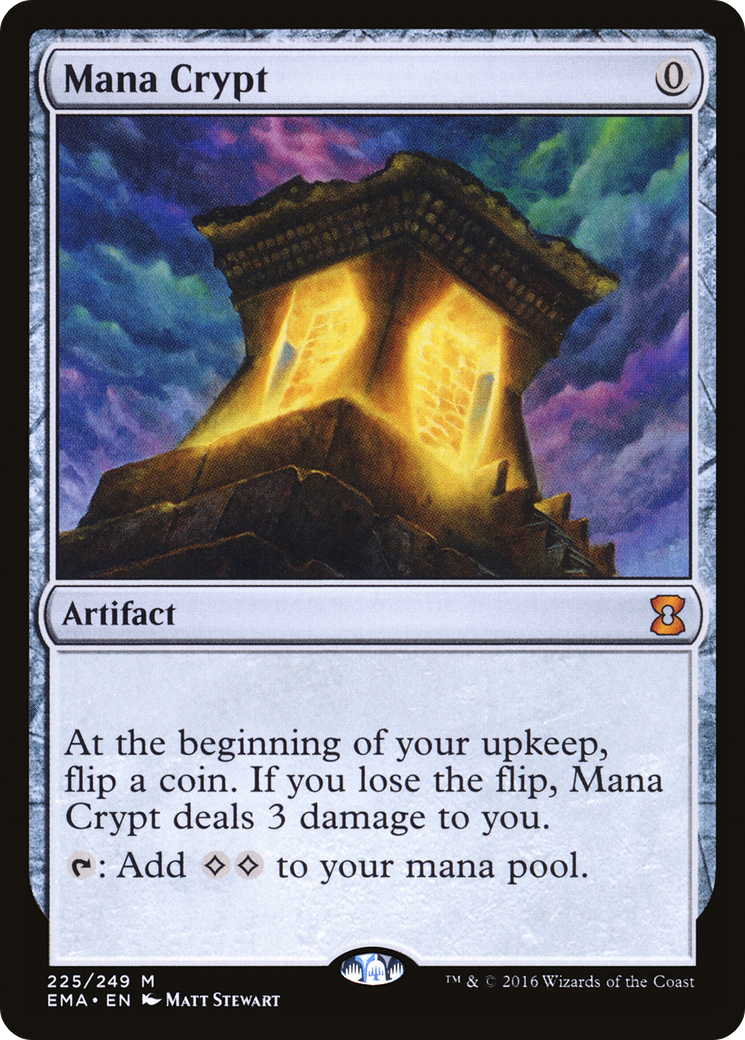 Mana Crypt (EMA-225) [Eternal Masters] Foil MTG Single Wizards of the Coast