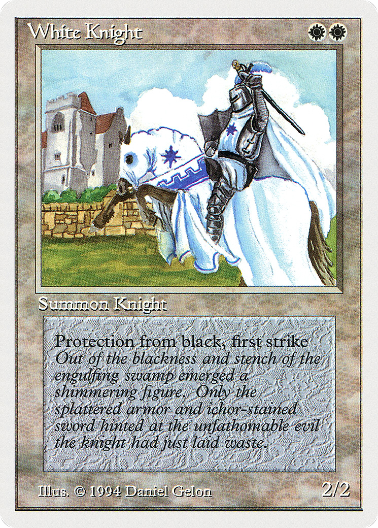 White Knight (SUM-044) [Misc] Summer Magic / Edgar MTG Single Wizards of the Coast