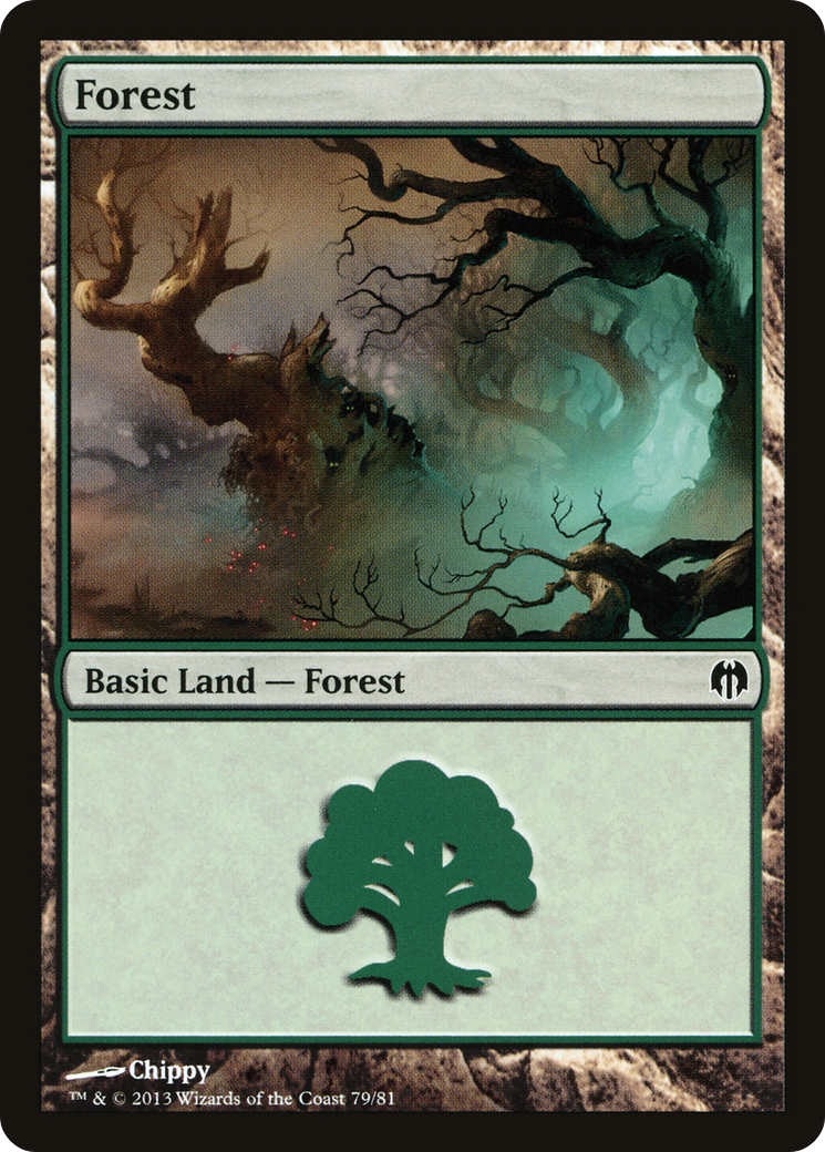 Forest (DDL-079) [Misc] Duel Decks: Heroes vs. Monsters MTG Single Wizards of the Coast