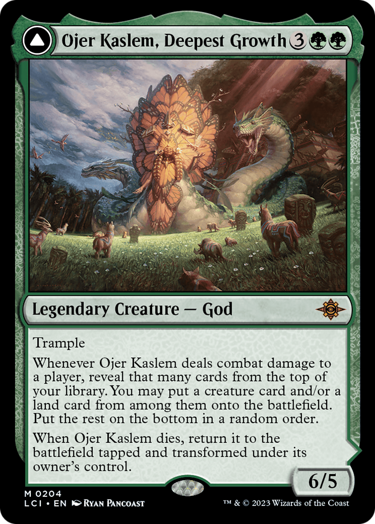 Ojer Kaslem, Deepest Growth (LCI-204) [The Lost Caverns of Ixalan] Foil MTG Single Wizards of the Coast