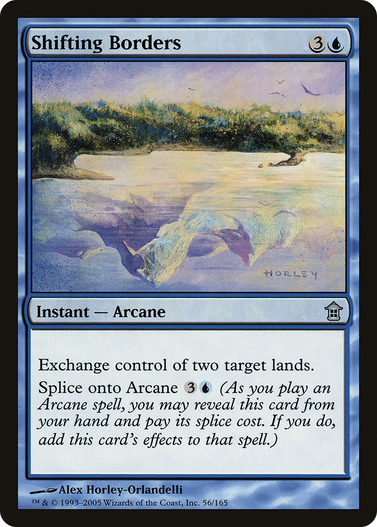 Shifting Borders (SOK-056) [Saviors of Kamigawa] Foil MTG Single Wizards of the Coast