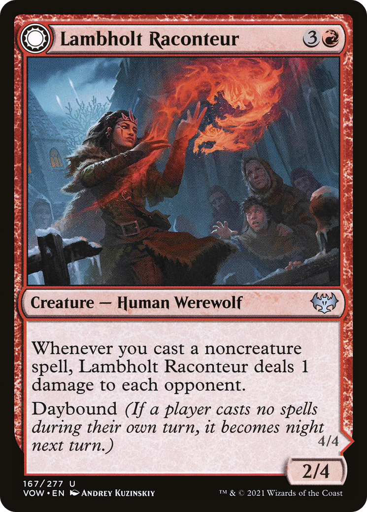 Lambholt Raconteur (VOW-167) [Innistrad: Crimson Vow] MTG Single Wizards of the Coast