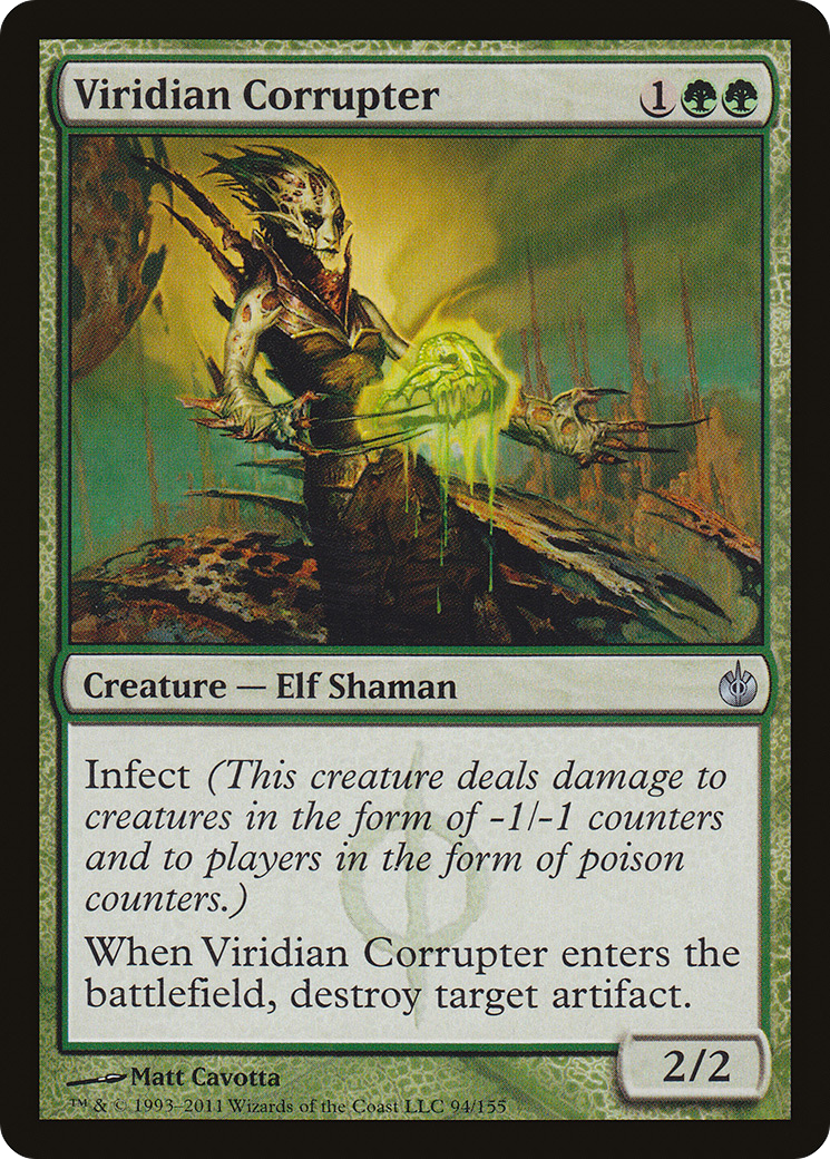Viridian Corrupter (MBS-094) [Mirrodin Besieged] MTG Single Wizards of the Coast