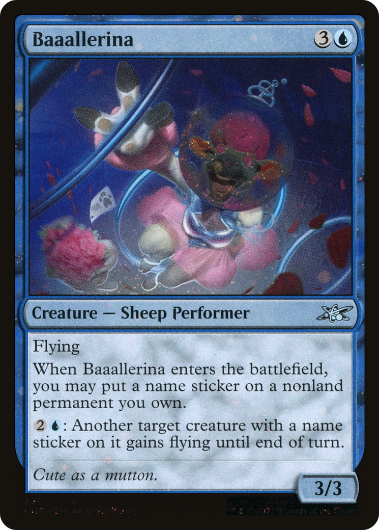 Baaallerina (Galaxy Foil) (UNF-321) [Unfinity] Foil MTG Single Wizards of the Coast
