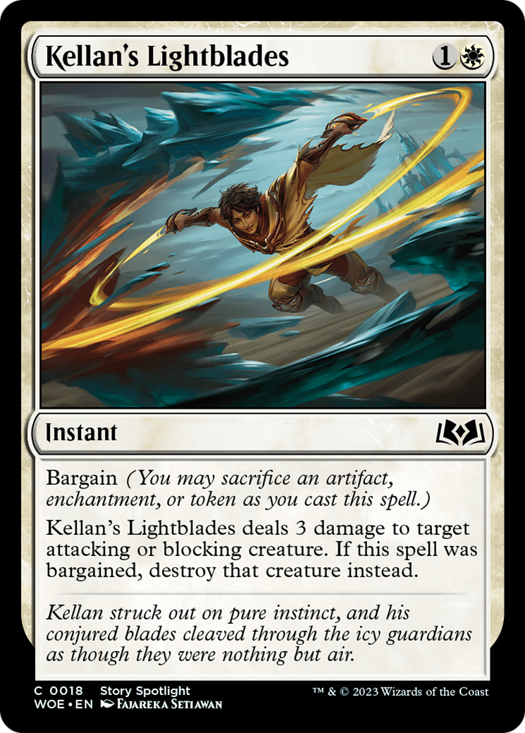 Kellan's Lightblades (WOE-018) [Wilds of Eldraine] MTG Single Wizards of the Coast