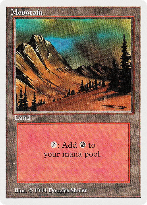 Mountain (SUM-303) [Misc] Summer Magic / Edgar MTG Single Wizards of the Coast