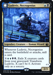 Ludevic, Necrogenius (PRE-233) [Innistrad: Midnight Hunt Promos] Foil MTG Single Wizards of the Coast