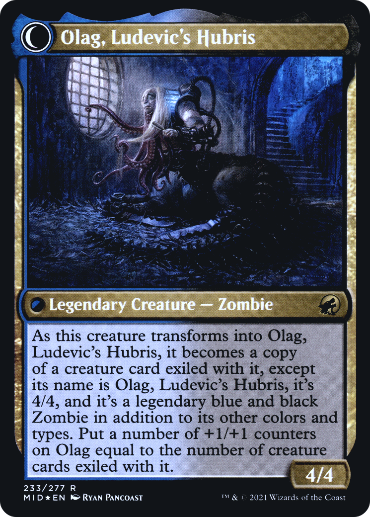 Ludevic, Necrogenius (PRE-233) [Innistrad: Midnight Hunt Promos] Foil MTG Single Wizards of the Coast