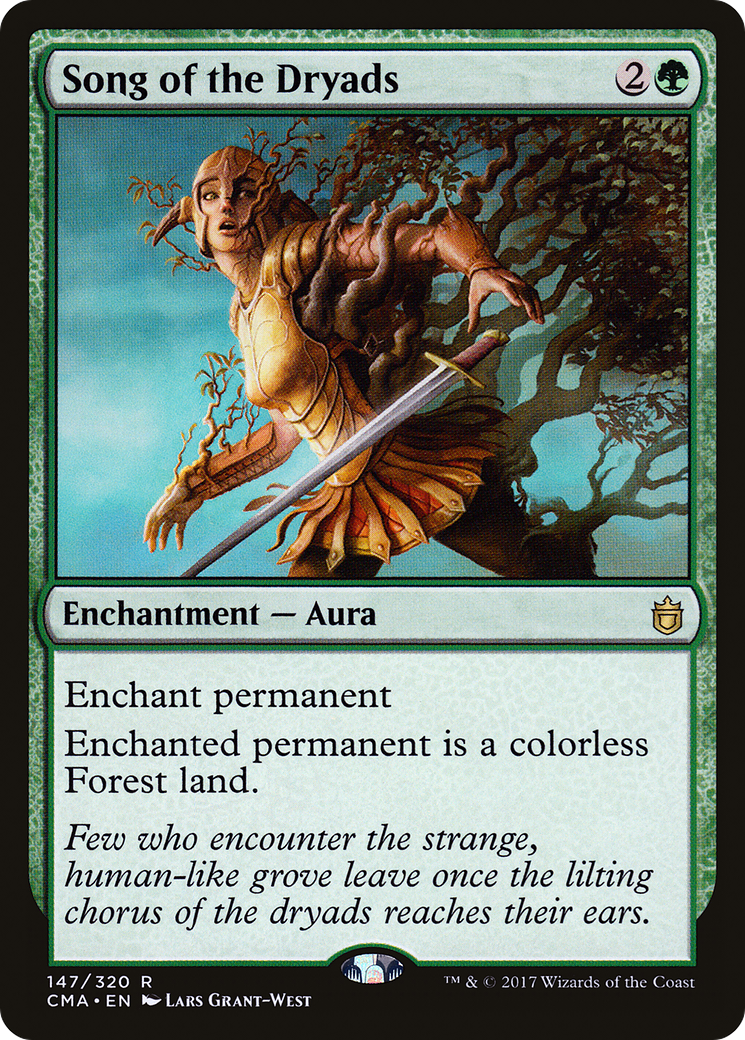 Song of the Dryads (CMA-147) [Commander Anthology] MTG Single Wizards of the Coast