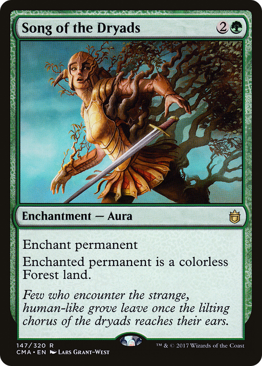 Song of the Dryads (CMA-147) [Commander Anthology] MTG Single Wizards of the Coast