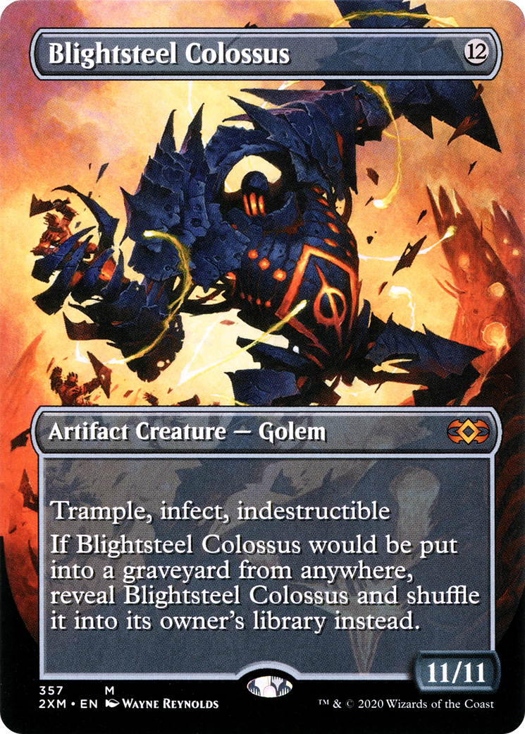 Blightsteel Colossus (2XM-357) [Double Masters] (Borderless) MTG Single Wizards of the Coast