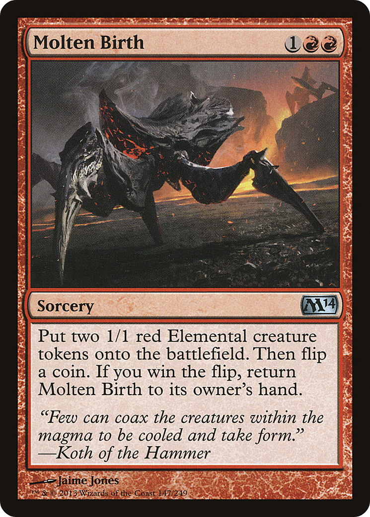 Molten Birth (M14-147) [Magic 2014] Foil MTG Single Wizards of the Coast