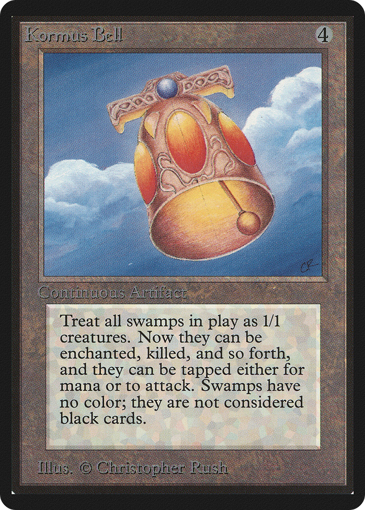 Kormus Bell (LEB-257) [Oldschool] Limited Edition Beta MTG Single Wizards of the Coast