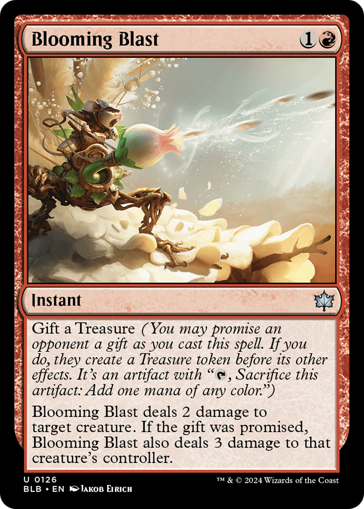 Blooming Blast (BLB-126) [Bloomburrow] Foil MTG Single Wizards of the Coast