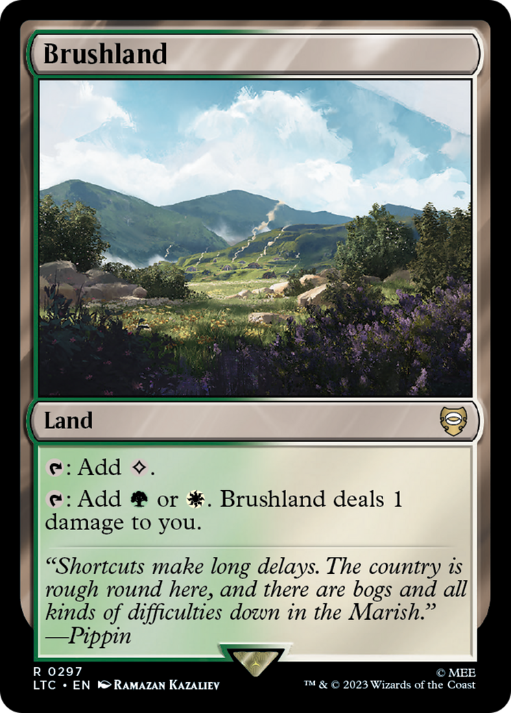 Brushland (LTC-297) [Tales of Middle-earth Commander] MTG Single Wizards of the Coast
