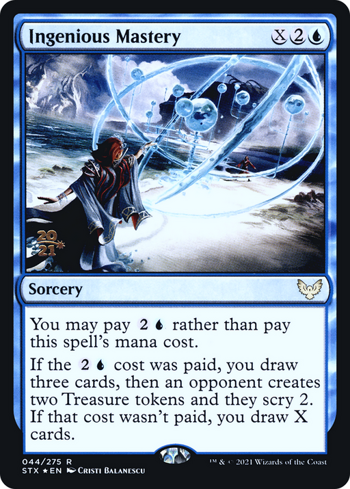 Ingenious Mastery (PRE-044) [Strixhaven: School of Mages Promos] Foil MTG Single Wizards of the Coast
